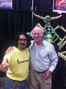 Remy with Alan Oppenheimer (voice of Skeletor)